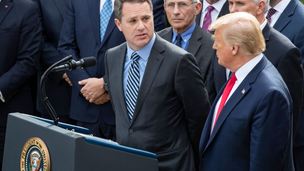 Doug McMillon, ceo of Walmart, which is teaming with the Trump Administration to help fight the coronavirus.