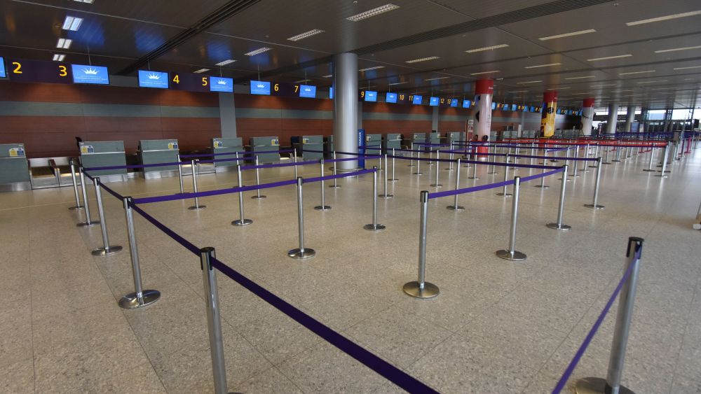 Some airports have had to shut down due to the coronavirus pandemic.