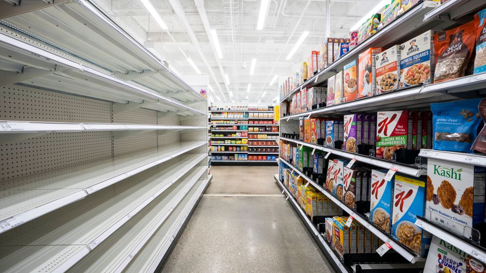 empty aisle target coronavirus