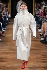 Model on the catwalk