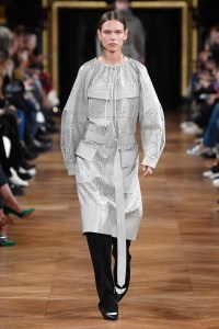 Model on the catwalk