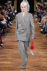 Model on the catwalk