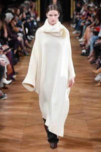 Model on the catwalk