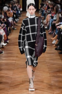 Model on the catwalk