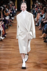 Model on the catwalk