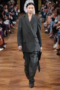 Model on the catwalk