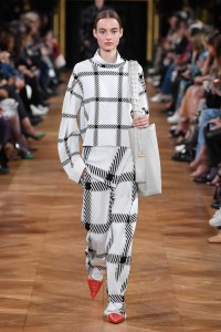 Model on the catwalk
