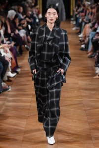 Model on the catwalk