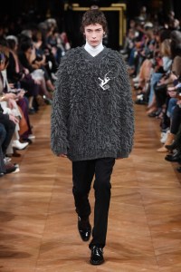 Model on the catwalk