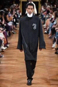 Model on the catwalk
