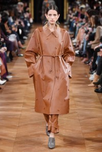 Model on the catwalk