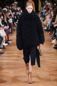 Model on the catwalk