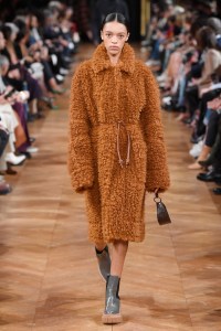 Model on the catwalk