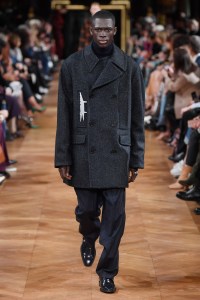 Model on the catwalk