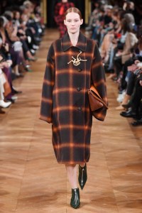 Model on the catwalk
