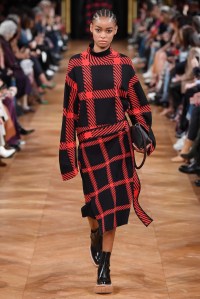 Model on the catwalk
