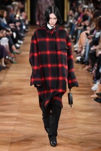 Model on the catwalk