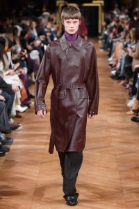 Model on the catwalk