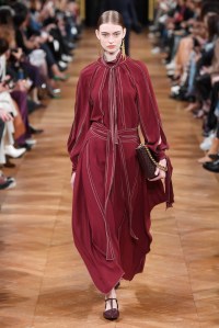 Model on the catwalk