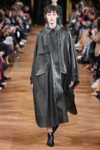 Model on the catwalk