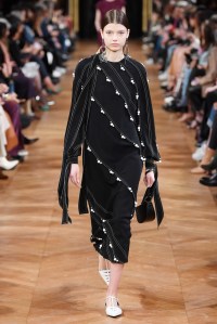 Model on the catwalk