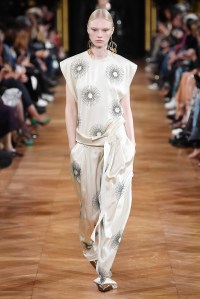 Model on the catwalk