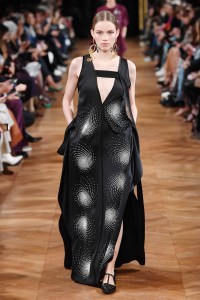 Model on the catwalk