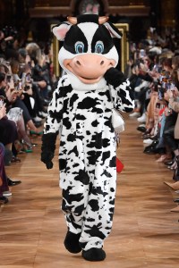 Model on the catwalk