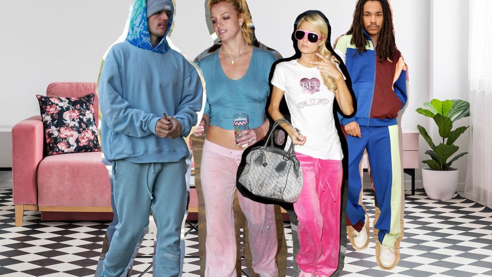 Celebrities wearing sweatpants