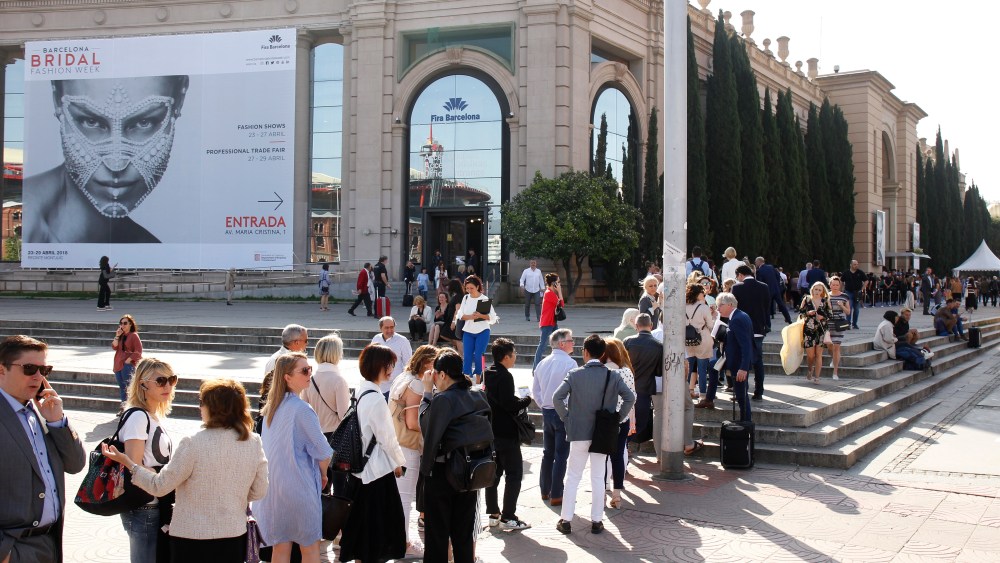 The scene at the Valmont Barcelona Bridal Fashion Week.