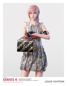 The "Series 4" Louis Vuitton ad featuring Lightning by Tetsuya Nomura & VM of Square Enix.