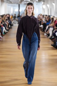 Model on the catwalk