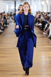 Model on the catwalk
