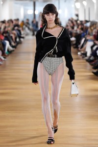 Model on the catwalk