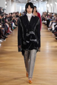 Model on the catwalk