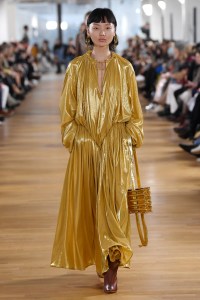 Model on the catwalk