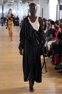 Model on the catwalk