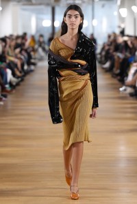 Model on the catwalk