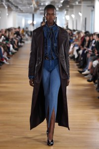Model on the catwalk