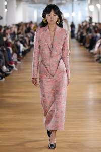 Model on the catwalk