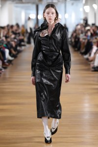 Model on the catwalk