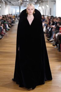 Model on the catwalk