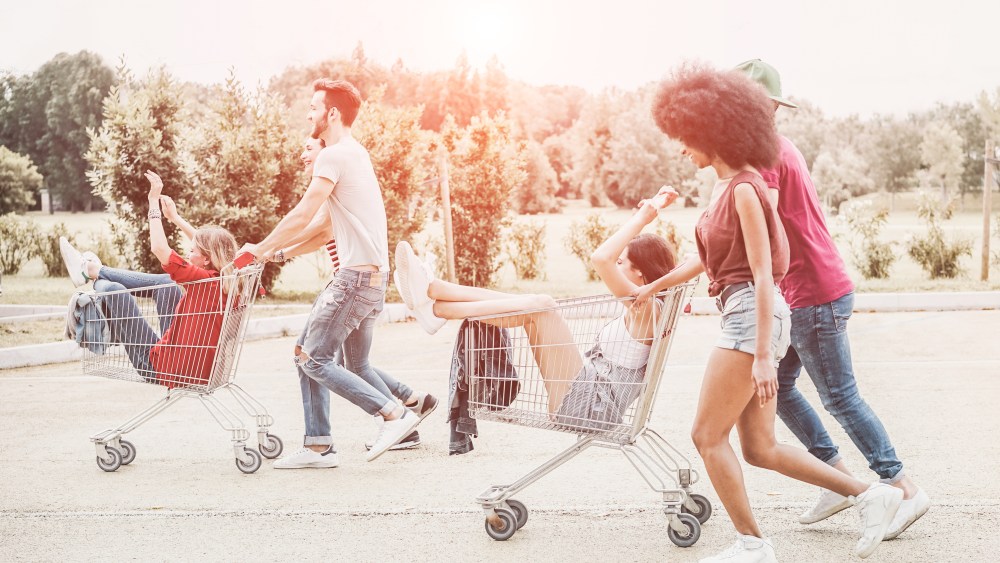 young shoppers