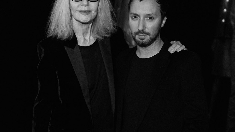 Betty Catroux and Anthony Vaccarello