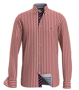 A 3D Render of a Tommy Hilfiger Fall 2020 men’s shirt