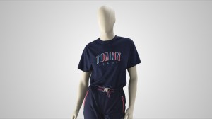 Tommy Jeans Girls key look designed and developed on an Avatar in 3D