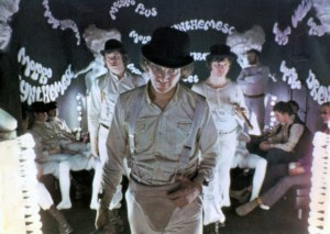 A Clockwork Orange (1971) directed by Stanley Kubrick, Costume Designer Milena Canonero