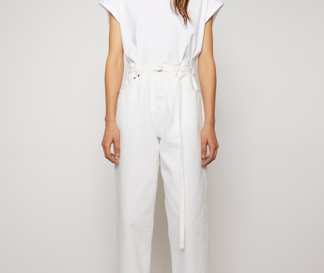 Acne Studios’ Spring/Summer 2020 collection celebrates the different '90s styles, with slouchy fits, ultra-high rises and rigid denim.