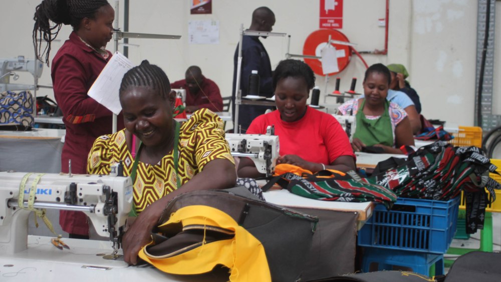 Artisan fashion workshop in Kenya, UN Ethical Fashion Initiative