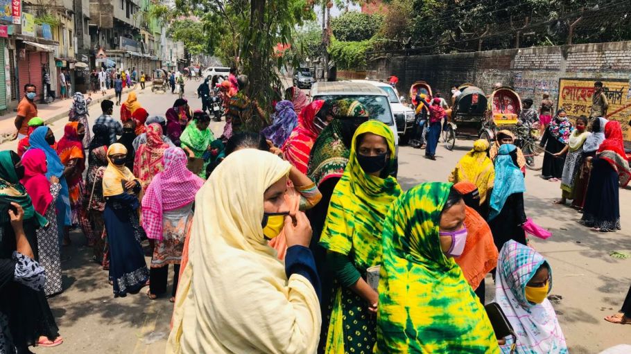 Garment factories in Bangladesh will remain closed through April, BGMEA president Rubana Huq says, as coronavirus cases continue to climb.